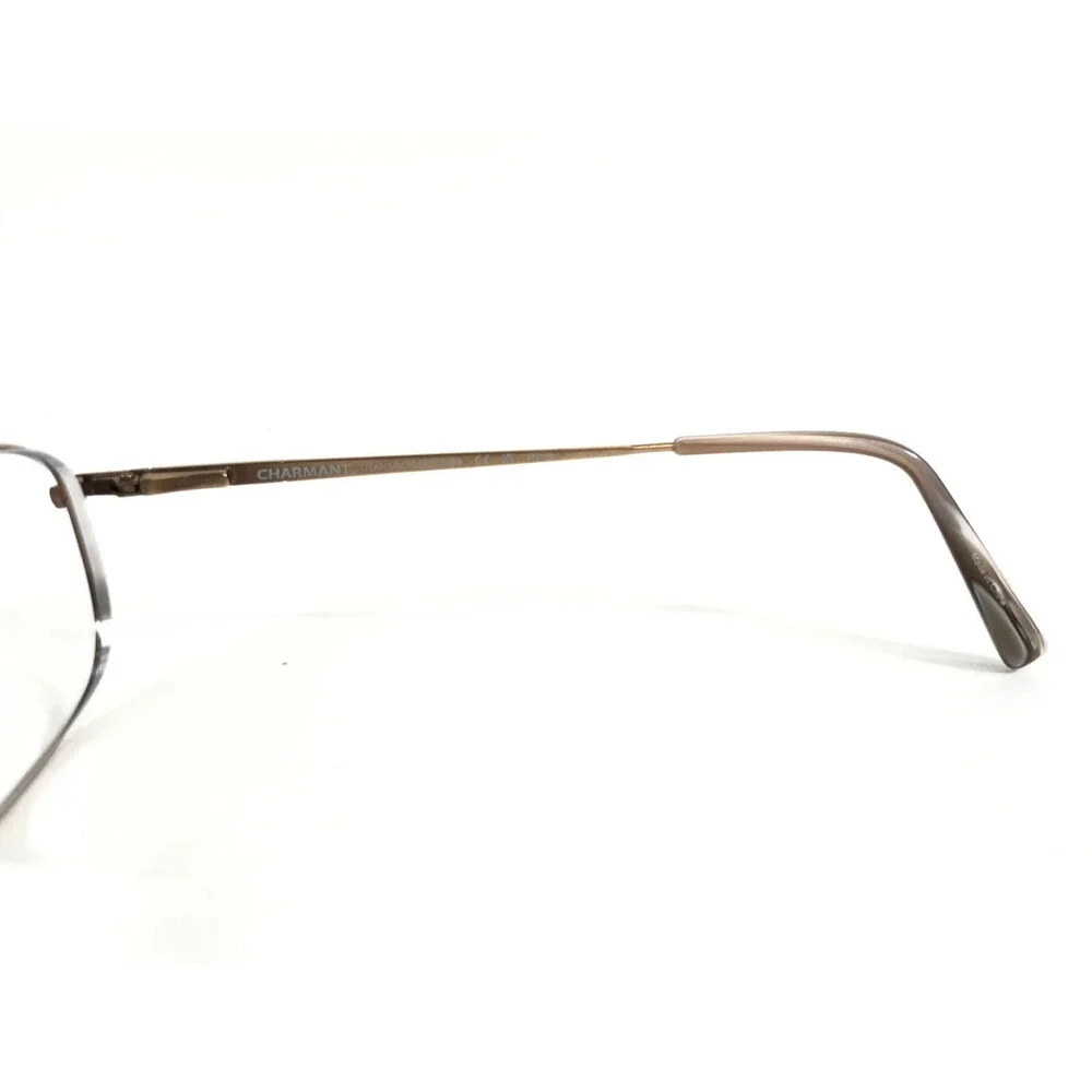 Charmant Eyeglasses Frames CH8172 GP Polished Gold Rectangle 55-18-145